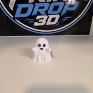 Mini Ghost 1-5-10-50 free 3D Printed Knit-Texture Halloween Decoration 32mm 1.5 inch tall