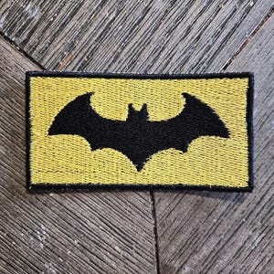 Batman Inspired Embroidered Patch