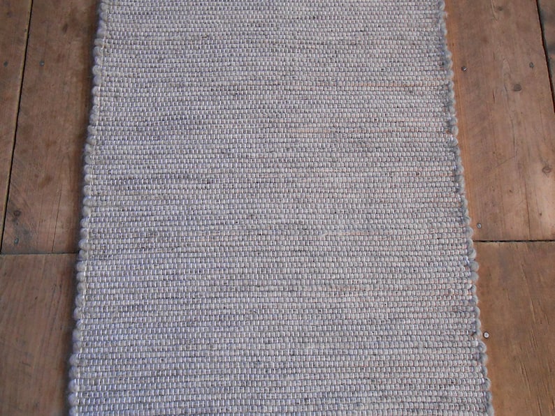 VERMONT WOVEN 2x5Wool Rug Grey