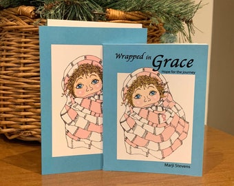 Breast Cancer - Wrapped in Grace - mini book of encouragement by Marji Stevens