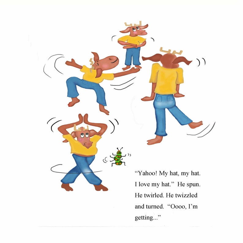 E Book Baby Moose And The Shiny Red Fireman Hat - 