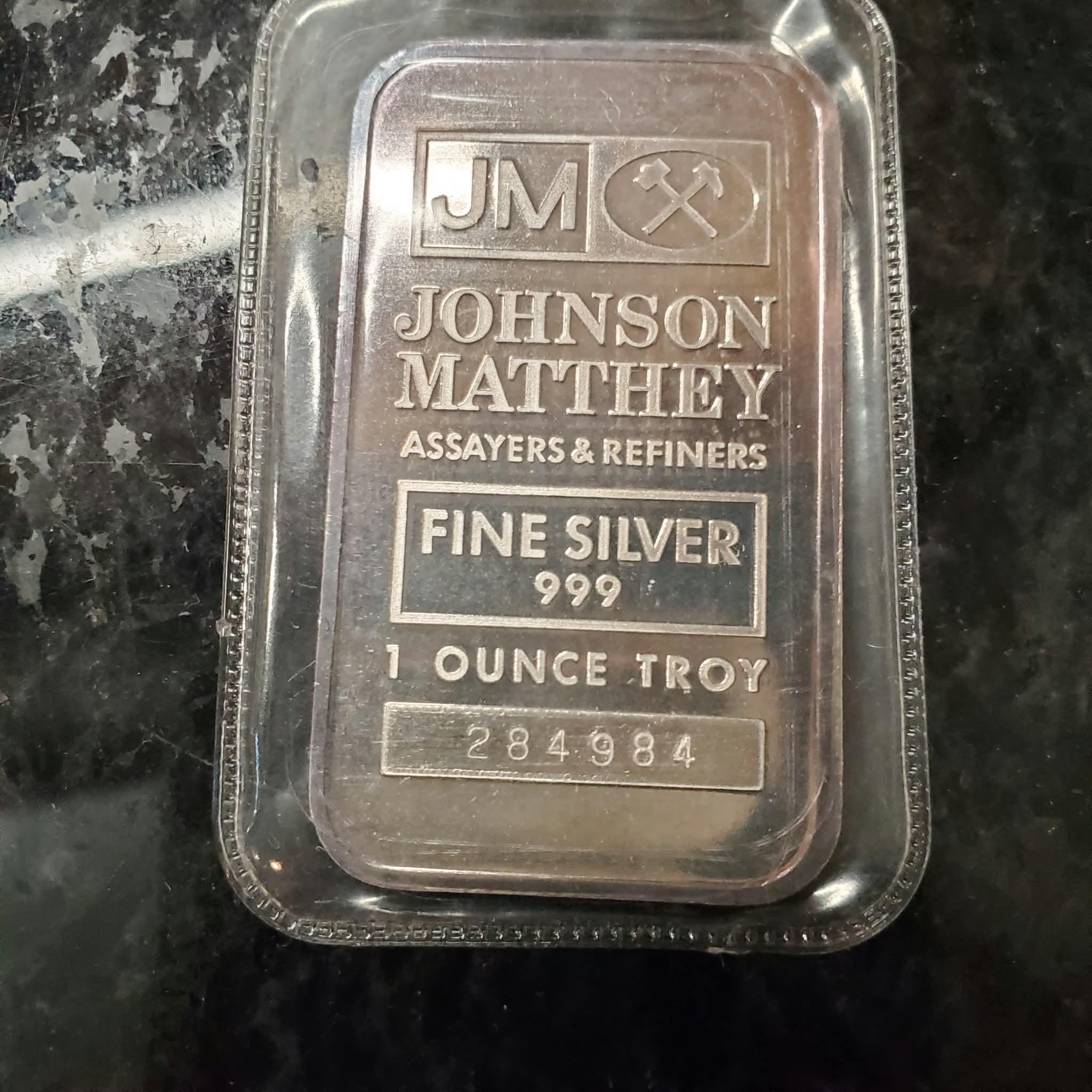 Johnson Matthey Silver Bar - Etsy