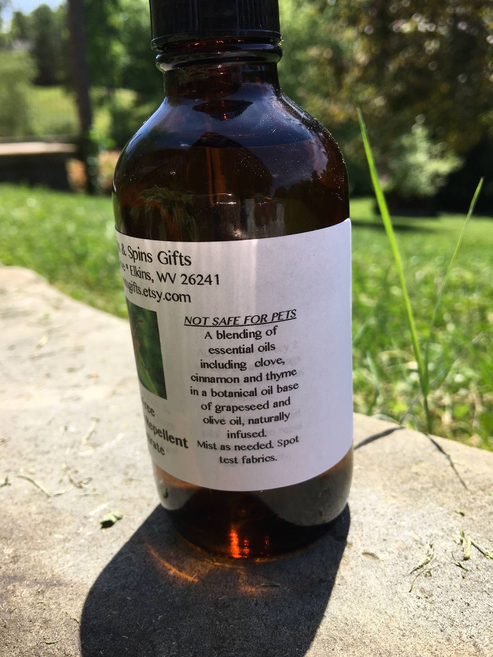 Deetfree Tick & Flea Repellent Concentrate 2oz. BULK FOR HUMANS Etsy