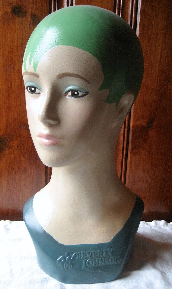 Contemporary Pixie Cut Mannequin Head Millinery Hat Stand Etsy