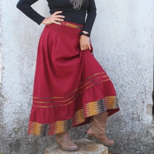 jupe gitane rouge