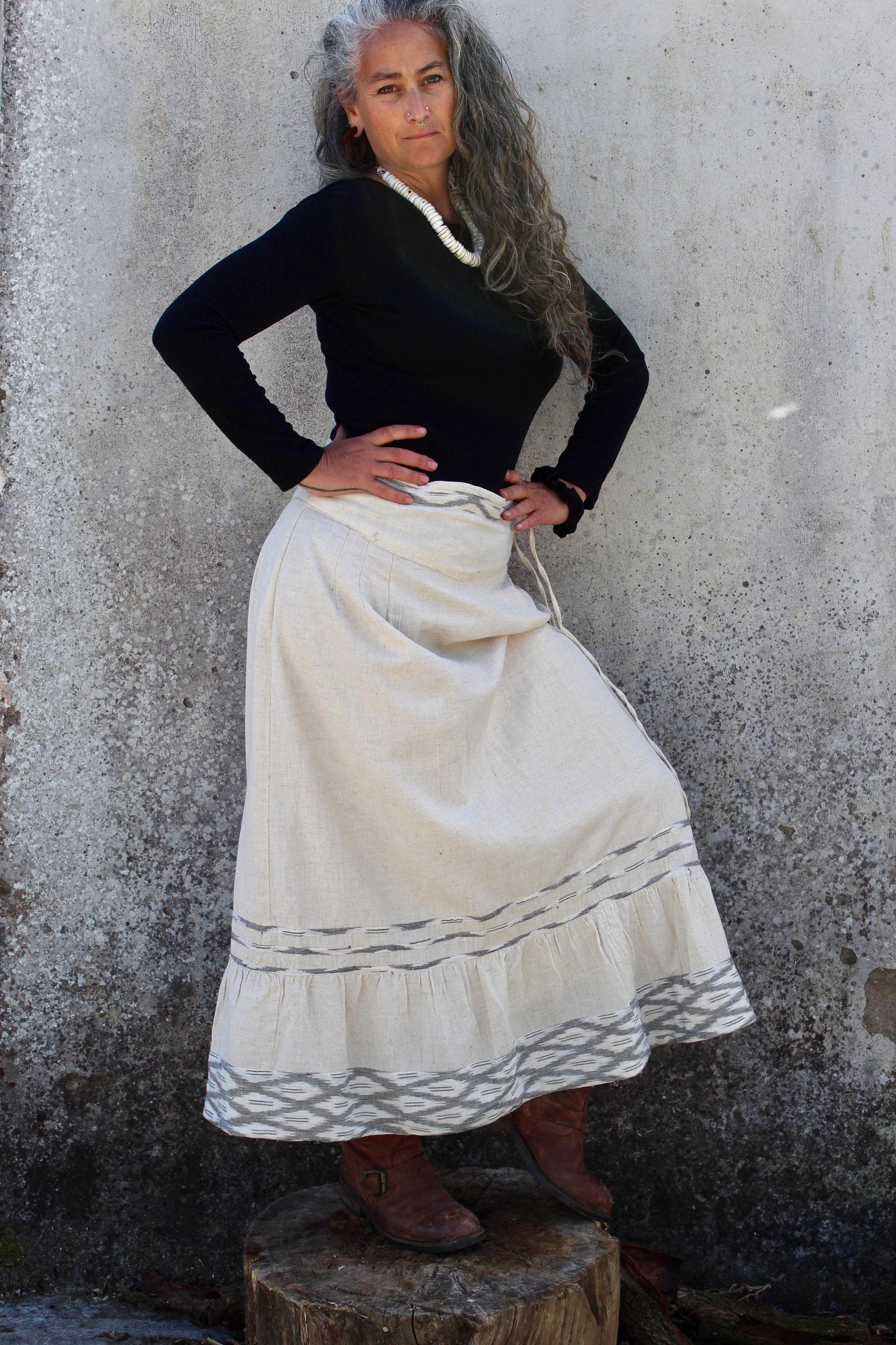 Fantasy Wrap-around Skirt, Wrap Skirt Nuno Felt Petticoat, Fairie Skirt,  Boho Hippie Skirt, Blue Summer Skirt, Medieval Style Clothing Dress 