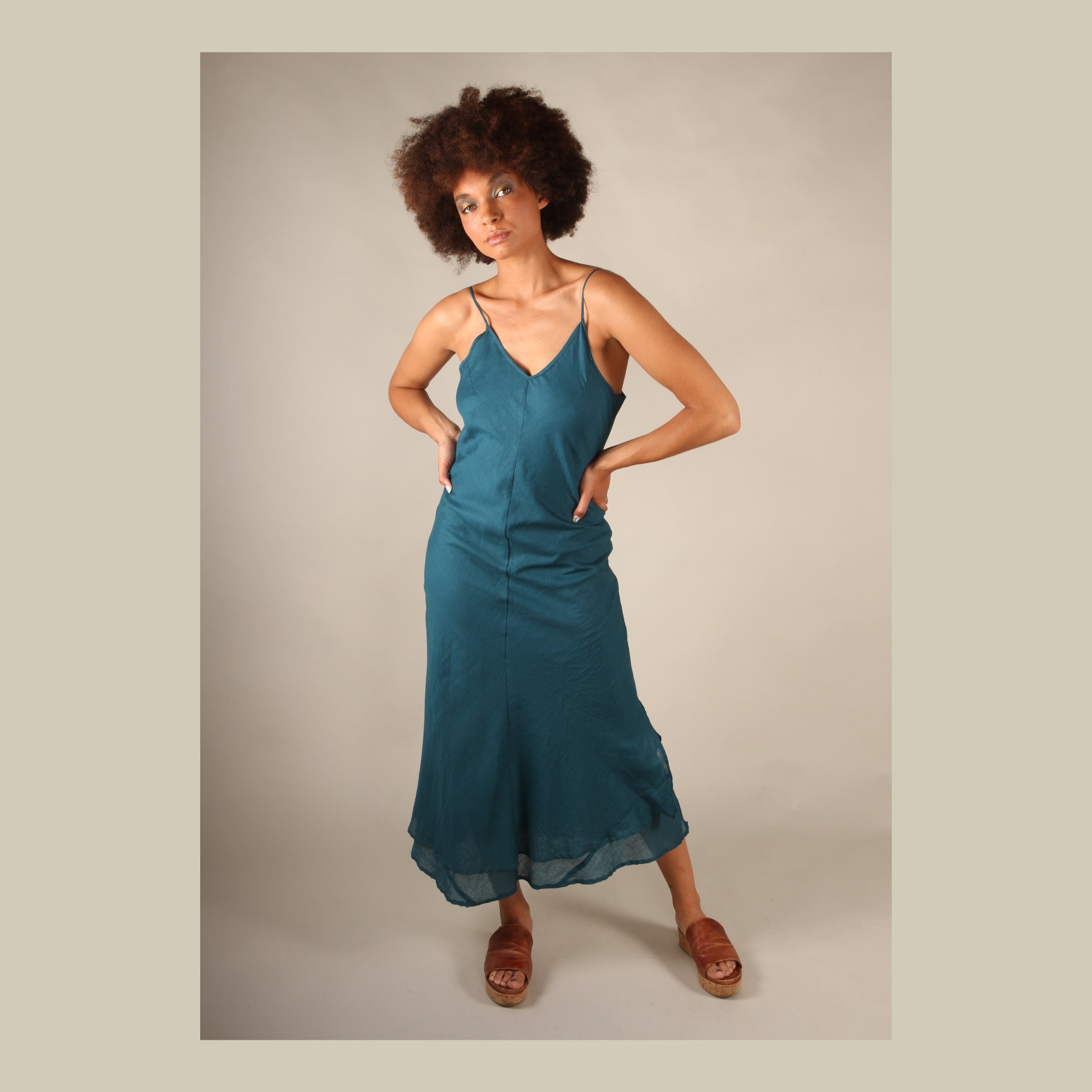 Athena Dress Summer Shift Dress Cotton 