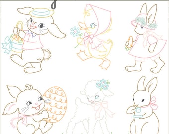 Easter Clipart Vintage Easter -Personal and Limited Commercial Use- spring clipart, Vintage Clipart