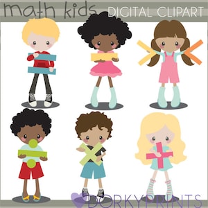 Math Clipart -Personal and Limited Commercial Use- back to school clip art, classroom clipart