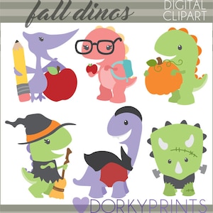 Dinosaur PNG Clipart - Digital PNG Art