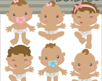 Baby Clipart -Personal and Limited Commercial Use- Babies Digital Clip art