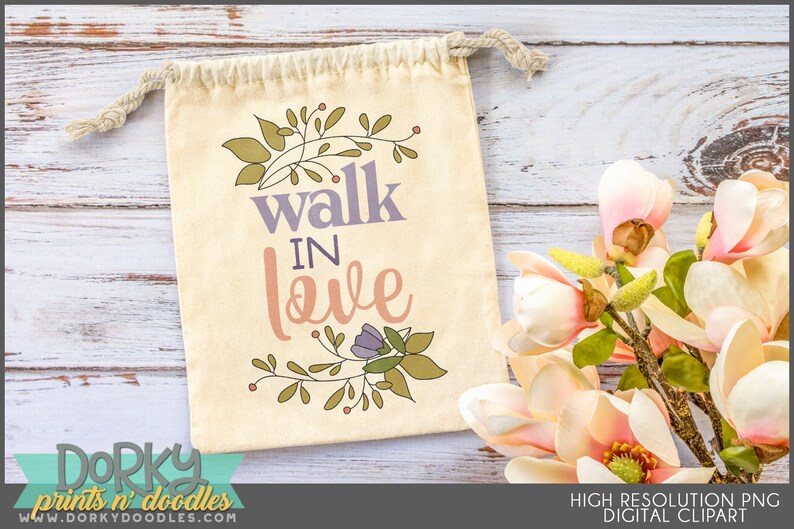 Inspirational Floral Sayings Clipart Pretty Flower Wordart Designs for Sublimation, Cookies, and Stickers image 7
