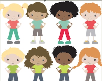 Respectful Kids Clipart -Personal and Limited Commercial Use- back to school clip art