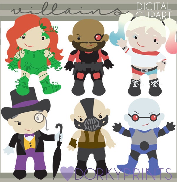 Villain Clipart personal and Limited Commercial Use Super - Etsy Australia Villain Clipart personal and Limited Commercial Use Super - Etsy Australia
