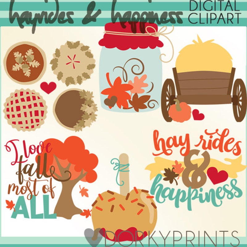 Hayride Clipart - Etsy