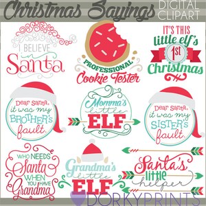 Christmas Clipart Christmas Titles -Personal and Limited Commercial Use- Arrow Holiday Clip art