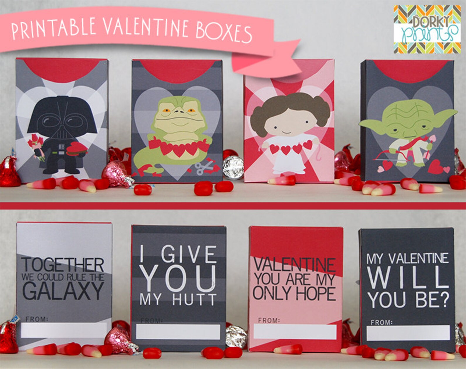 Valentine Printable DIY Printable Party Supplies | Etsy