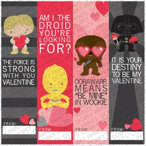 Valentine Printable PDF Printable Party Supplies Valentines Printable ...
