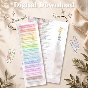 LDS-skriftens färgkodssystem för bokmärken och tips | Utskrivbart studiehjälpmedel (digital PDF-nedladdning)