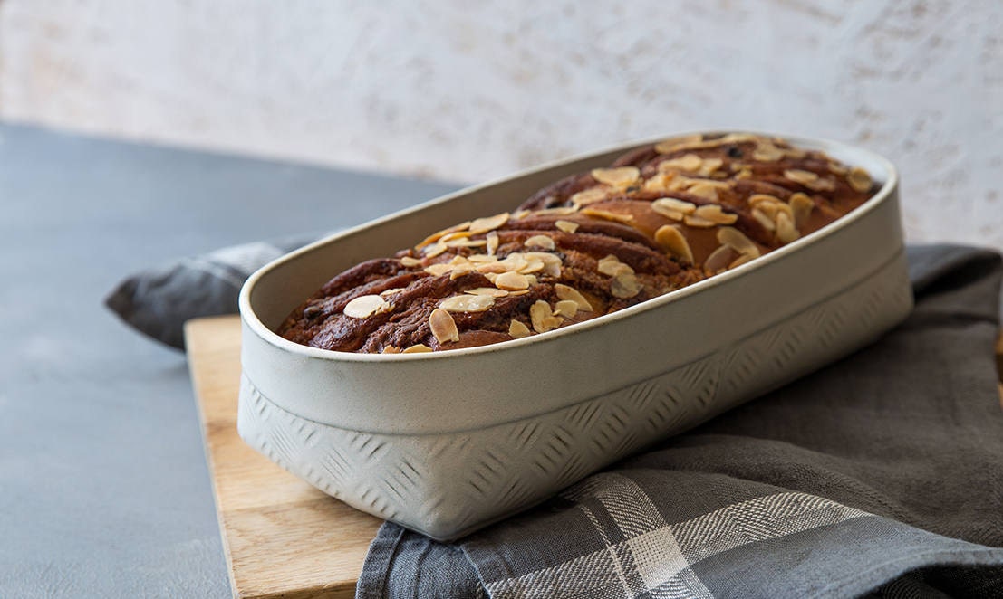 Teglia da forno in ceramica, Bakeware bianco, Piatto per lasagne