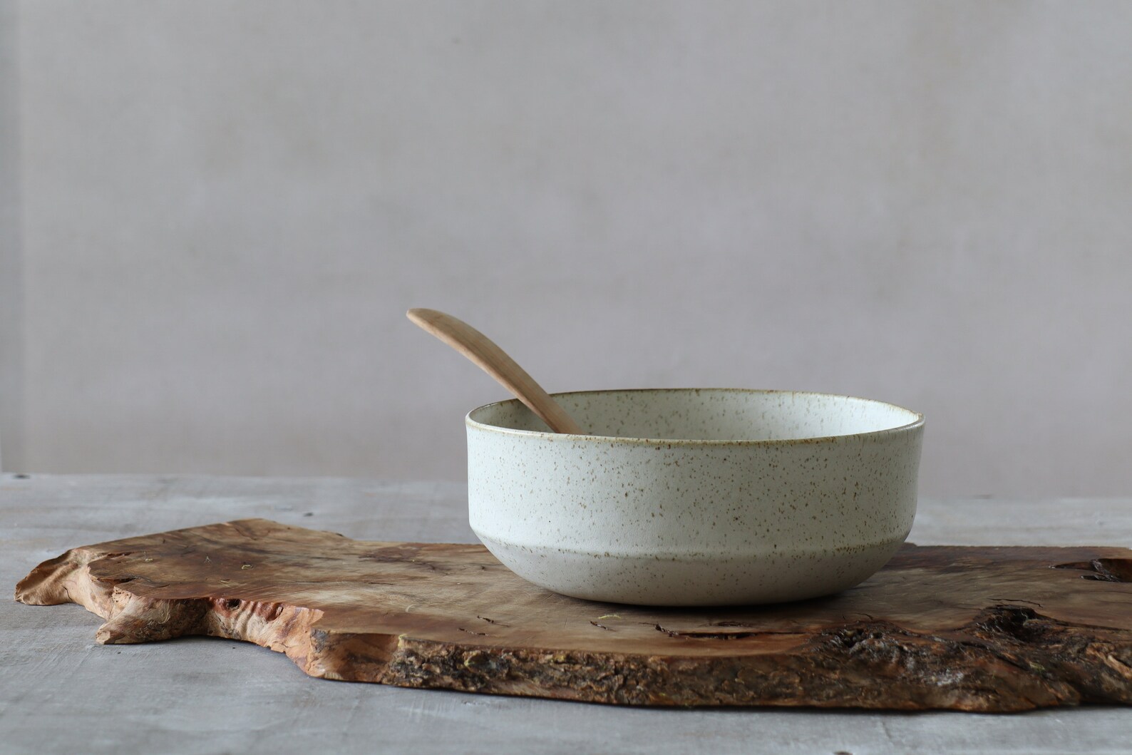 Handmade Salad Bowls Modern Ceramic Bowl White Pottery Etsy