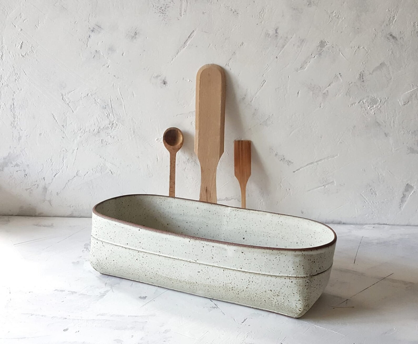 Ceramic Baking Dish Pottery Bread Baking Dish White Ceramic Etsy