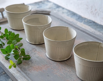 White Ceramic Bowl, Small Serving Bowl, Salt bowl