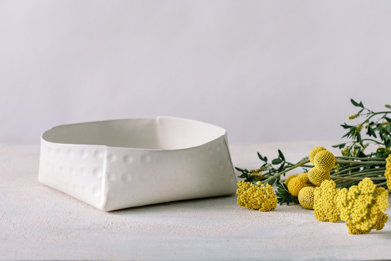 Large Ceramic Bowl White Ceramic Serving Bowl Modern Etsy