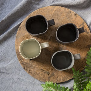 Gray Coffee Mug, Gray Ceramic Mug, Modern Coffee Mug, Minimalist Mug, Unique Coffee Mug, Handmade Mug, Gray Stoneware Mug,Coffee Lovers gift image 8