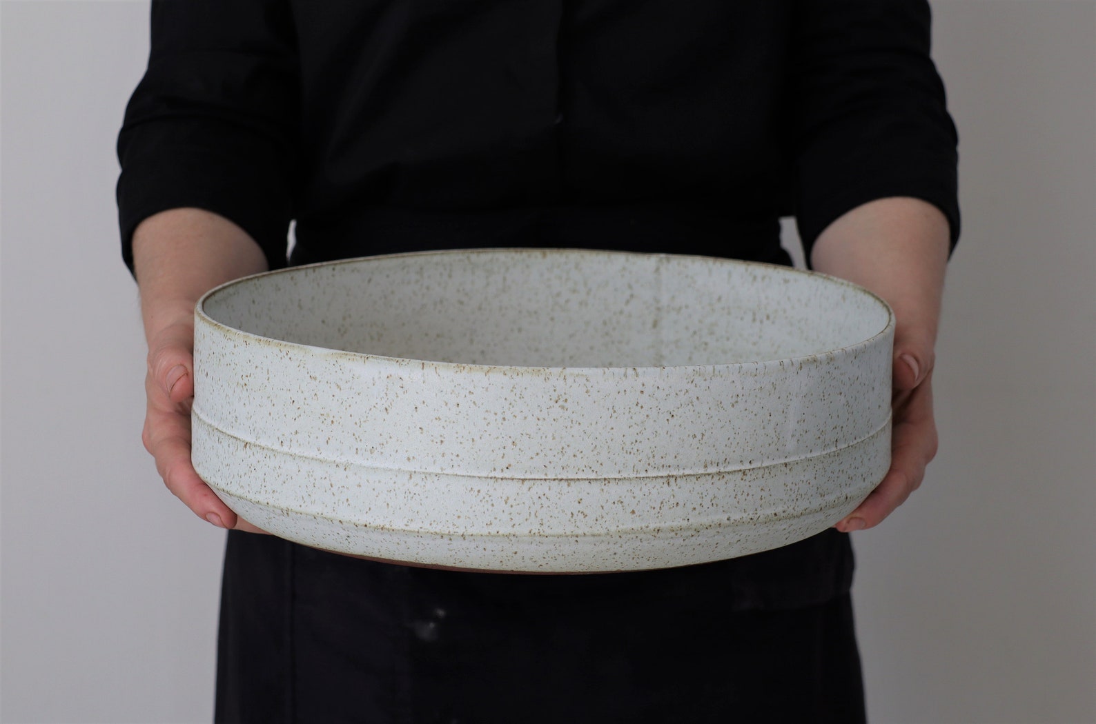 Extra Large Ceramic Bowl White Ceramic Serving Bowl Modern Etsy