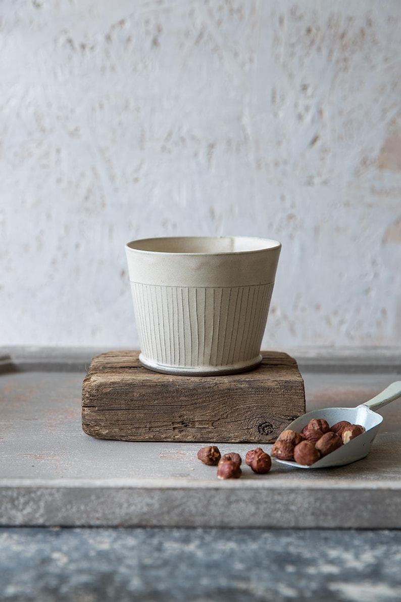 READY TO SHIP White Ceramic Small Personal Baking Dish Modern Ceramic Dessert Bowl White Cereal Bowl Ceramic Cups Small Ceramic Bowl