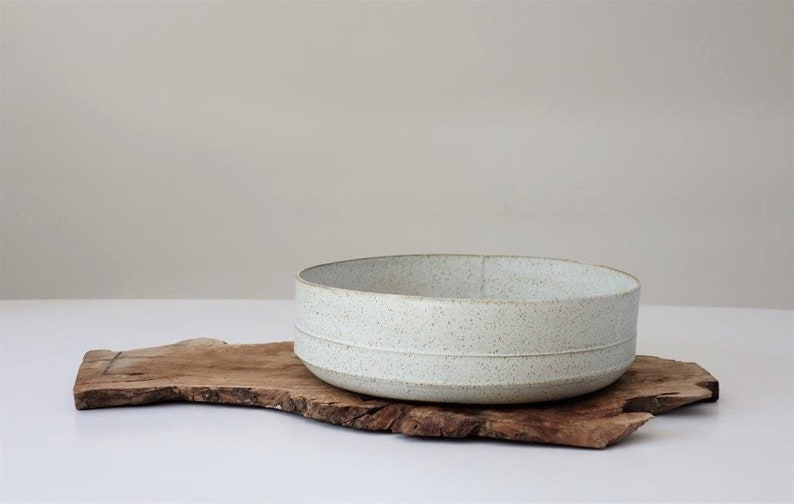 Extra Large Ceramic Bowl White Ceramic Serving Bowl Modern Etsy
