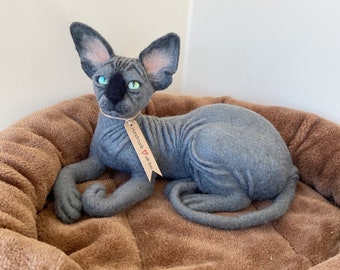 stuffed hairless cat