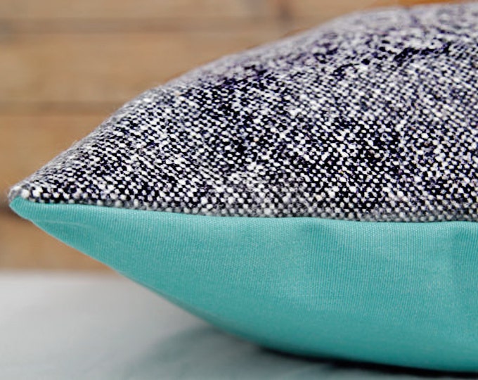 Designer Dog Bed Cover Grey and White Woven Wool Blend Pet Etsy