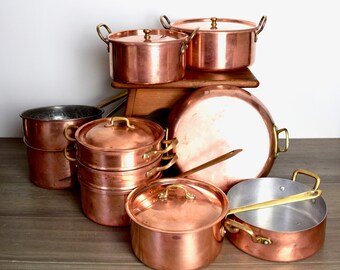 1:12 Scale Dollhouse Miniature Set of 3 Copper Bundt Cake Mold Pans NEW #XV10083