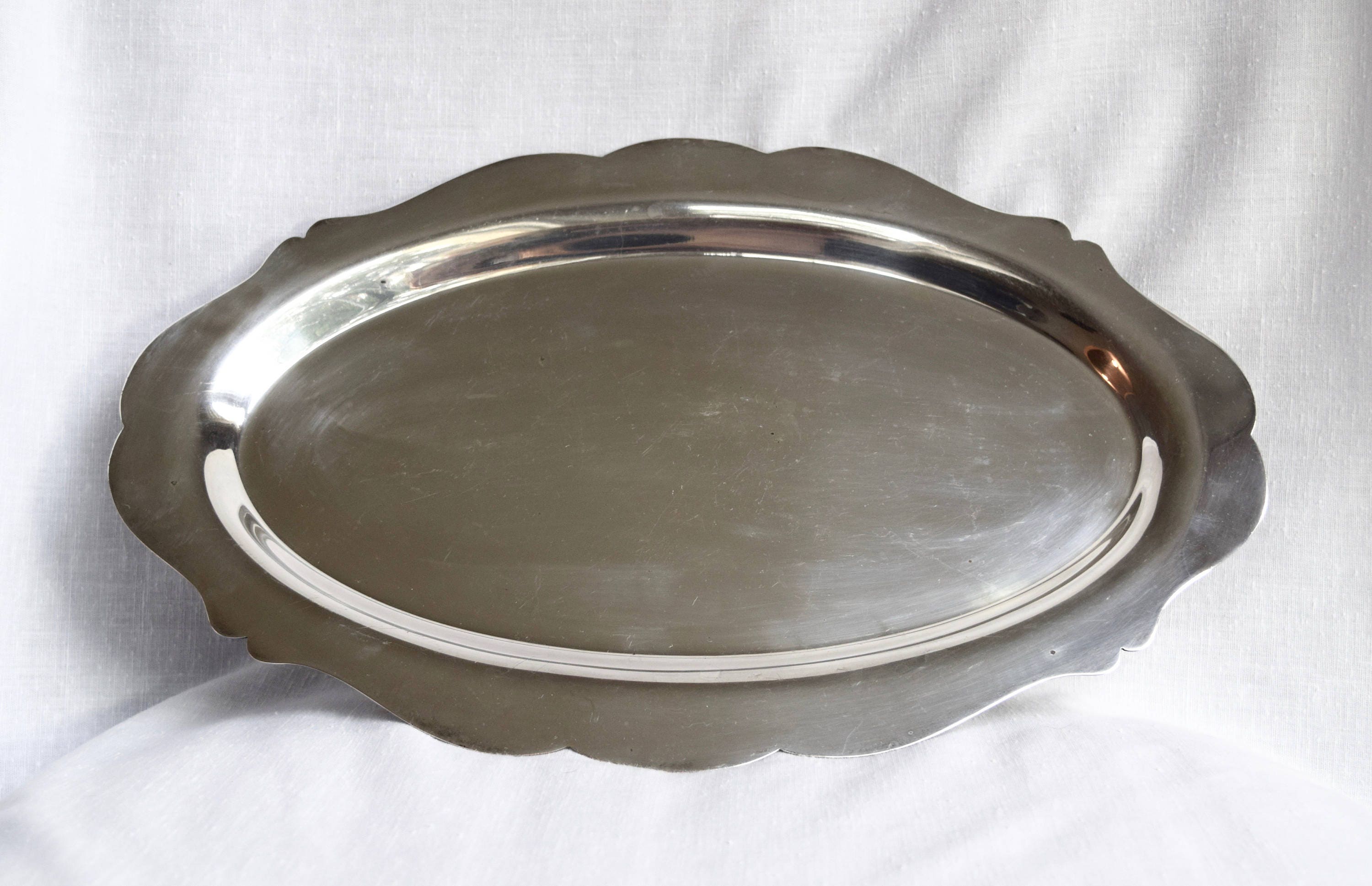 Vintage silver plate platter...L.B.S. Co. Superfine Epc Etsy