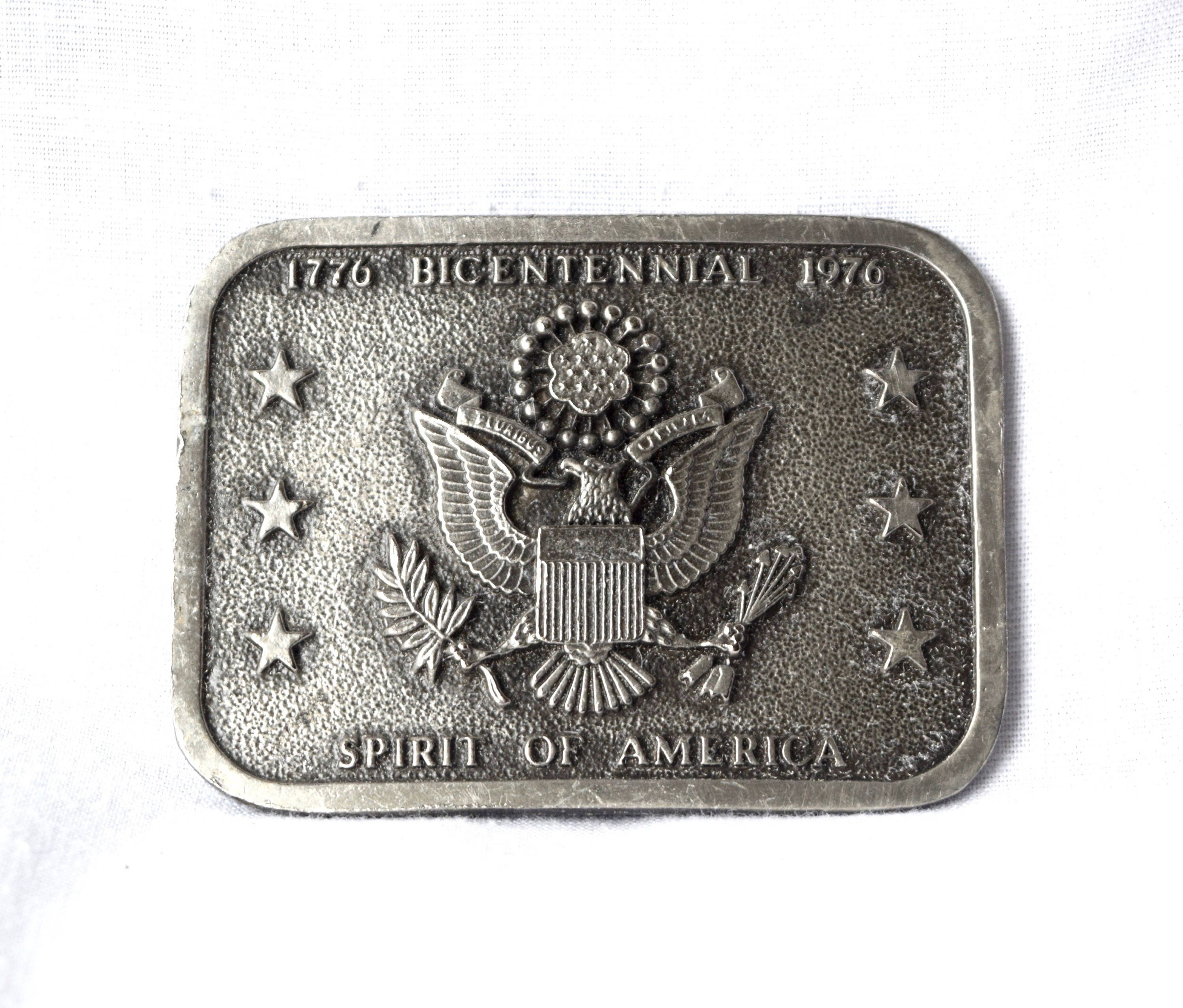 bicentennial belt buckle