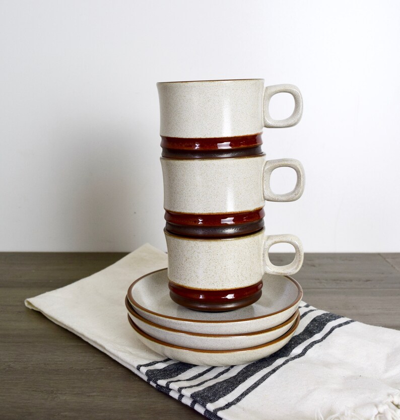 Vintage Denby Cups and Saucers...small Coffee Etsy
