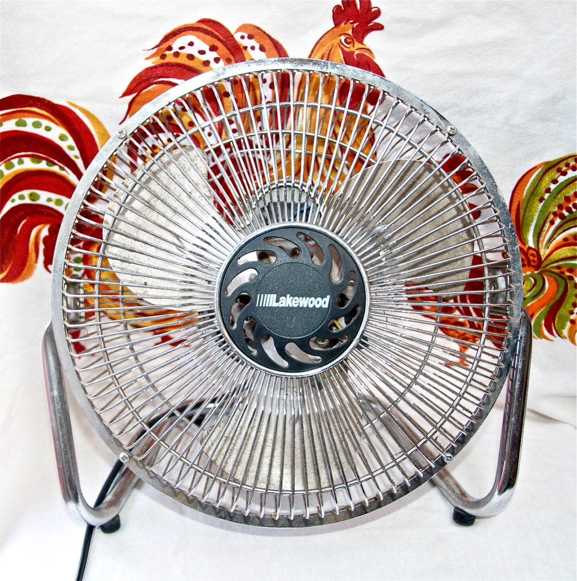 Vtg Lakewood fan...metal bladed fan...industrial fan. Etsy