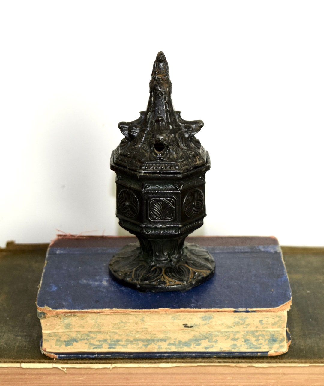 Vintage Vantines Incense Burner...french Incense Burner With Buddha on