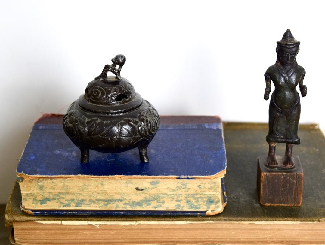 Vintage Vantines Incense Burner...french Incense Burner With Asian