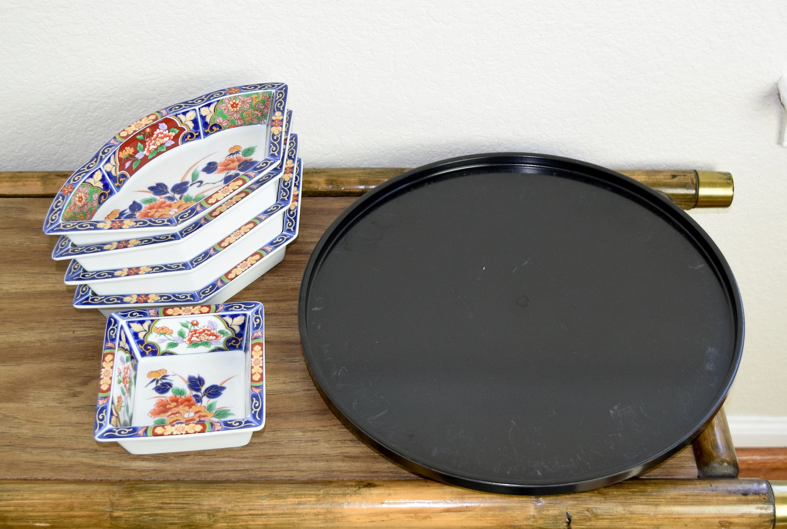 Vintage Japanese Lazy Susan Divided Appetizer Dish...imari by Etsy UK