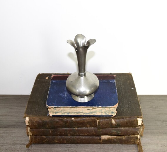 Vintage Kalmar Pewter vasepewter bud vase...small Nordic Etsy