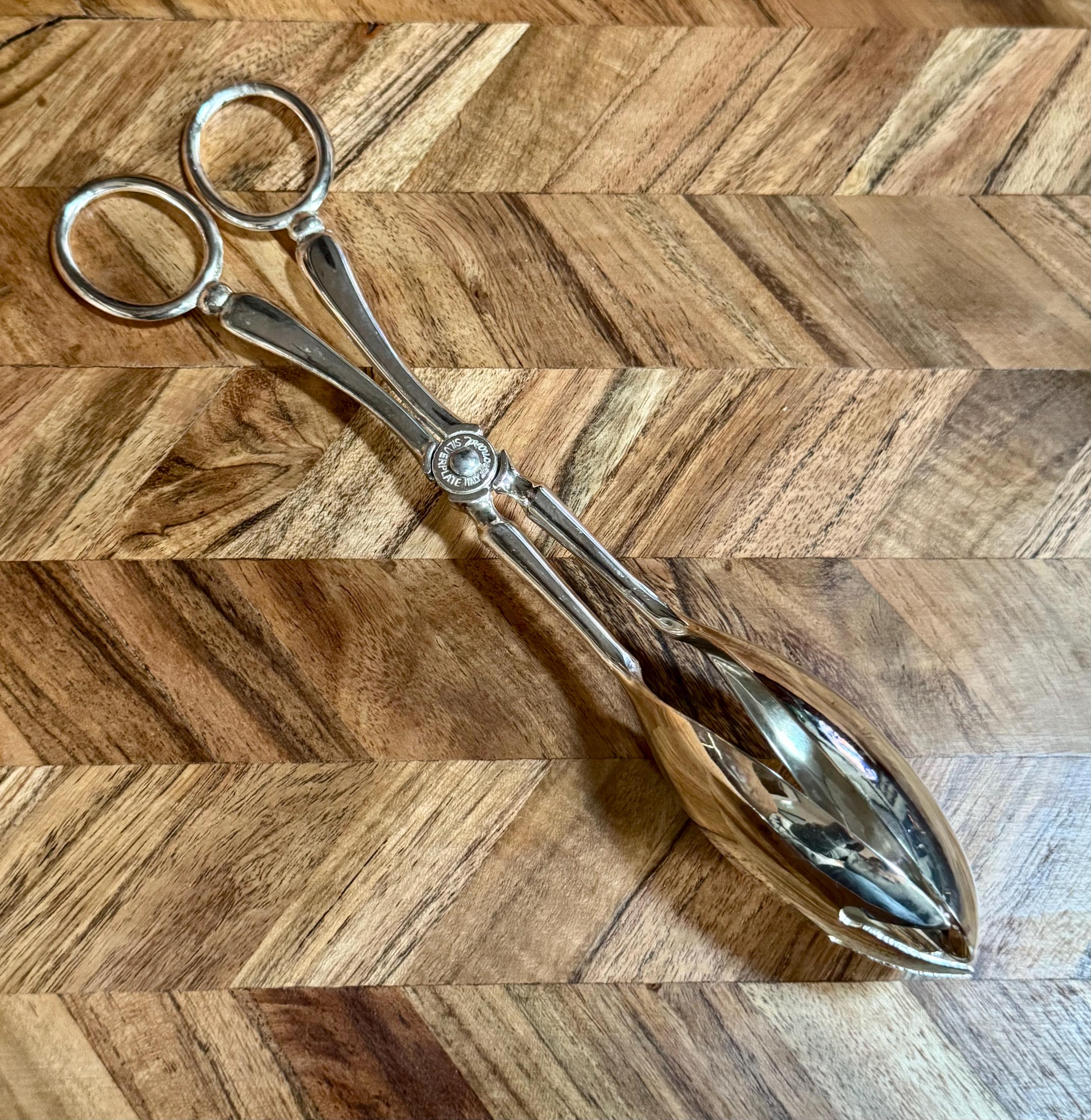 Antique Serving Tongs - Etsy