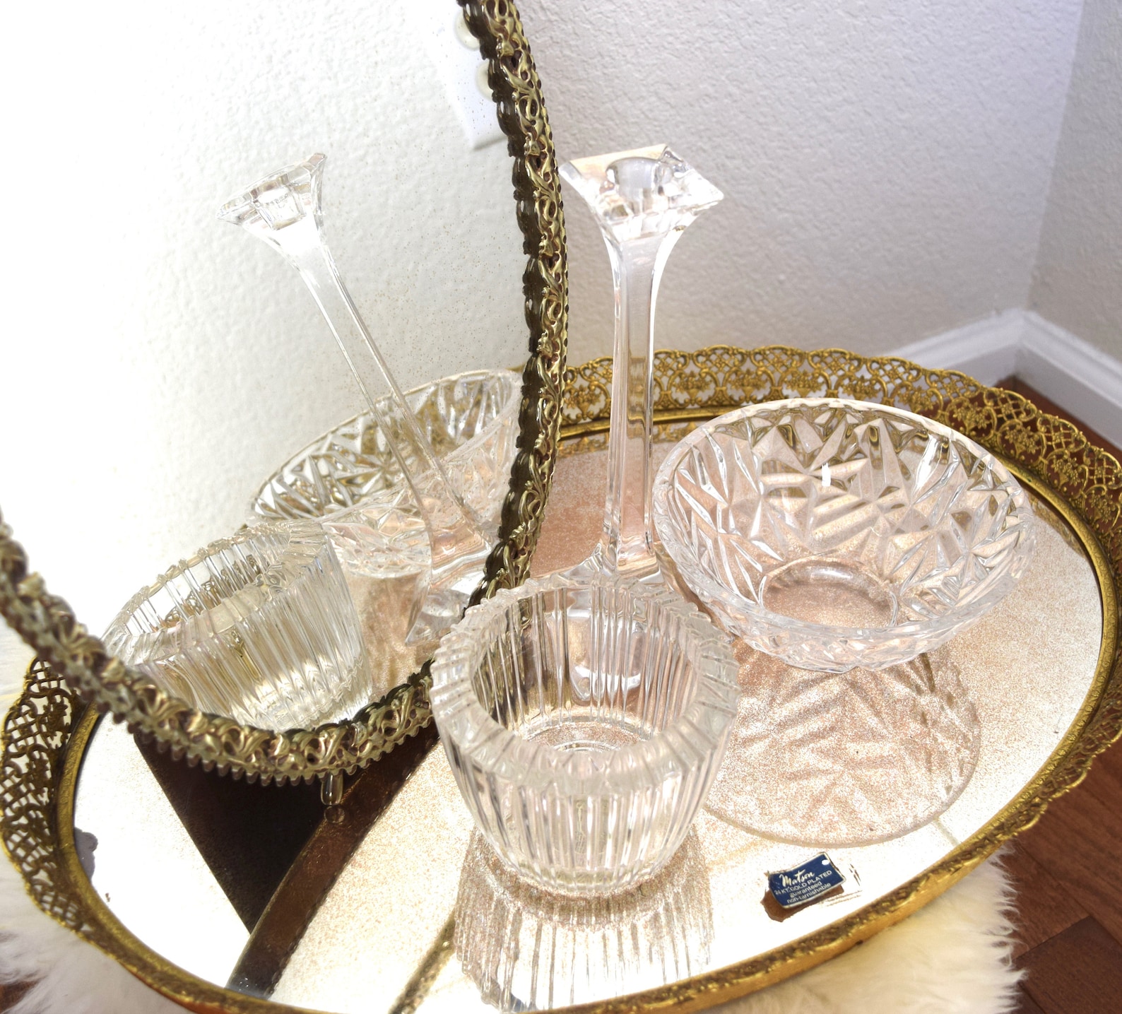 Vintage Tiffany Crystal Candle Holder...atlas Votive Holder by Etsy