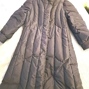 1980s Coat Long Womens Puffer - Etsy