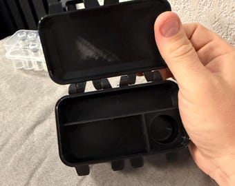 Étui de voyage pour matériel d’injection – Insuline / seringues – Boîte de rangement compacte noire