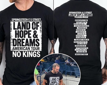 Jack Smith No kings Shirt, Bruce Springsteen No Kings Tour Unisex Shirt