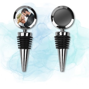 Personalized Photo Wine Stopper - Wine Gift - Wine Wedding Gifts - Unique Gift
