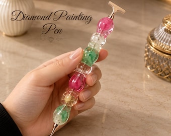 Resin Diamond Painting Pen, Ergonomic Grip, Multi-Drill Crafting Tool